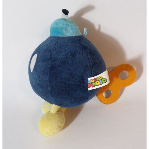 OFFICIAL Super Mario Bros BOMB Plush Doll BOB-OMB Stuffed Soft Toy Nintendo 6" - Picture 2 of 3